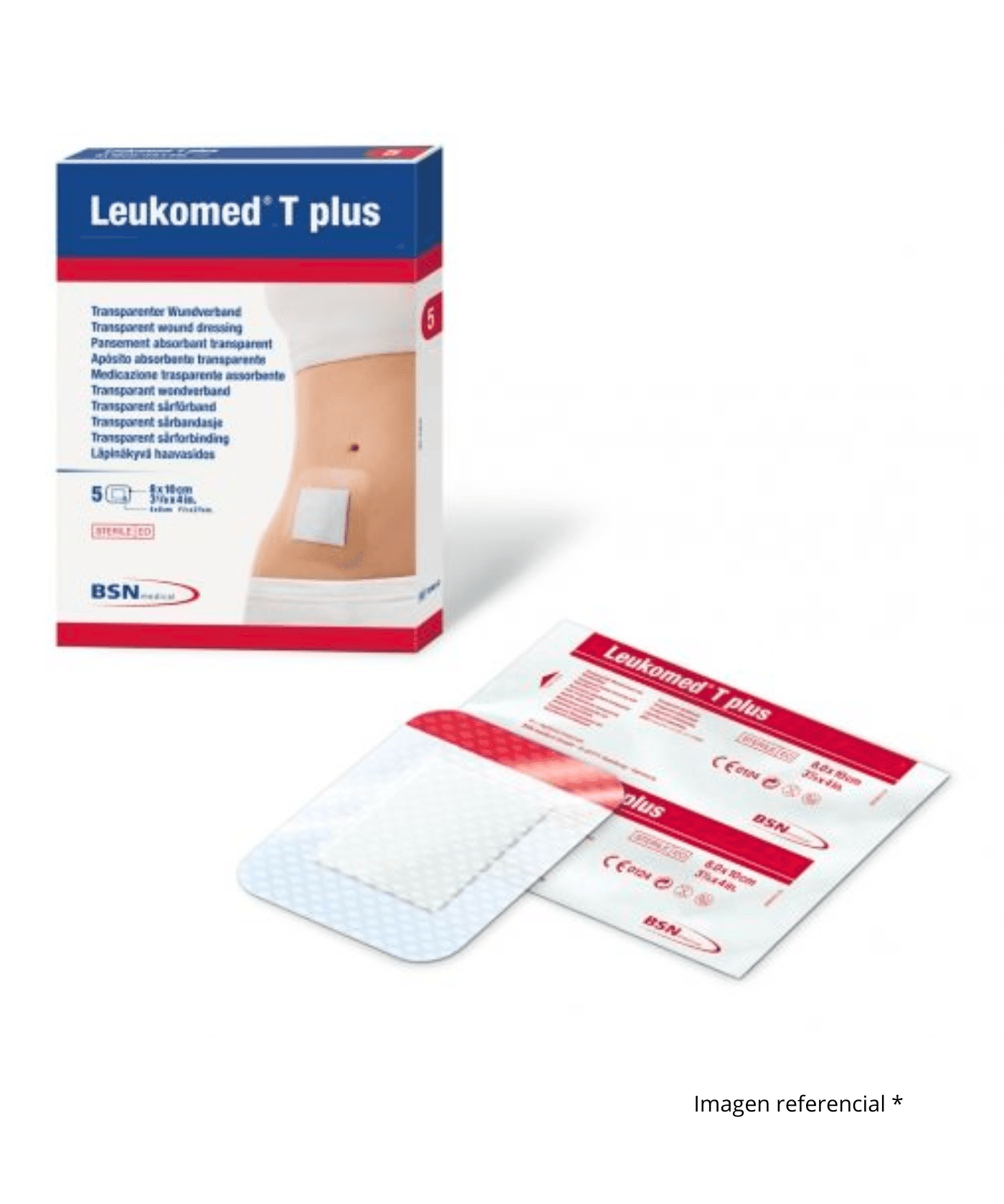 LEUKOMED T PLUS 10 X 35CM