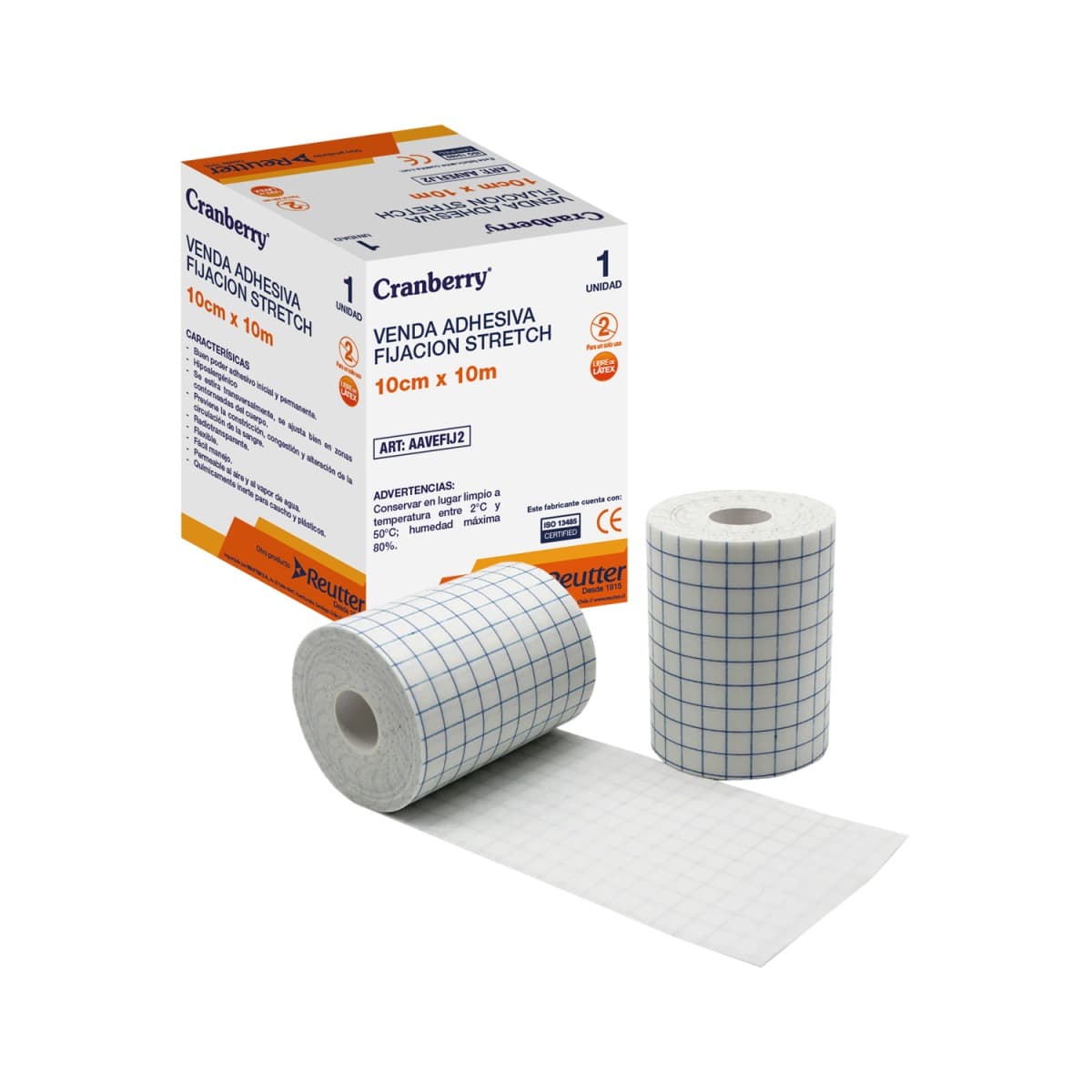 VENDA DE FIJACIÓN STRETCH 10 CM X 10 MT