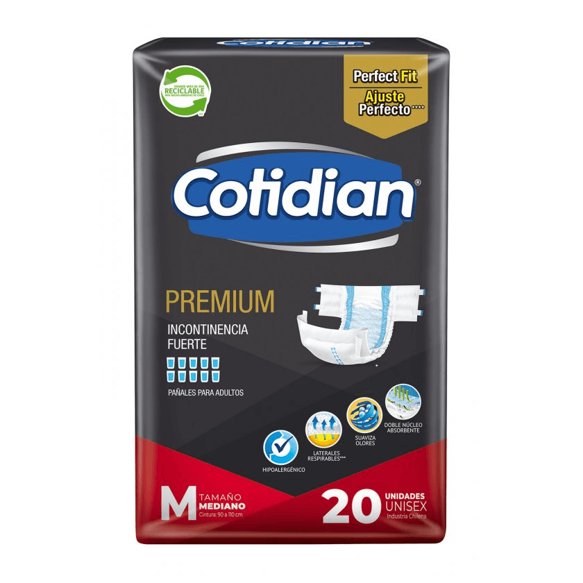 PAÑALES COTIDIAN PREMIUM TALLA M