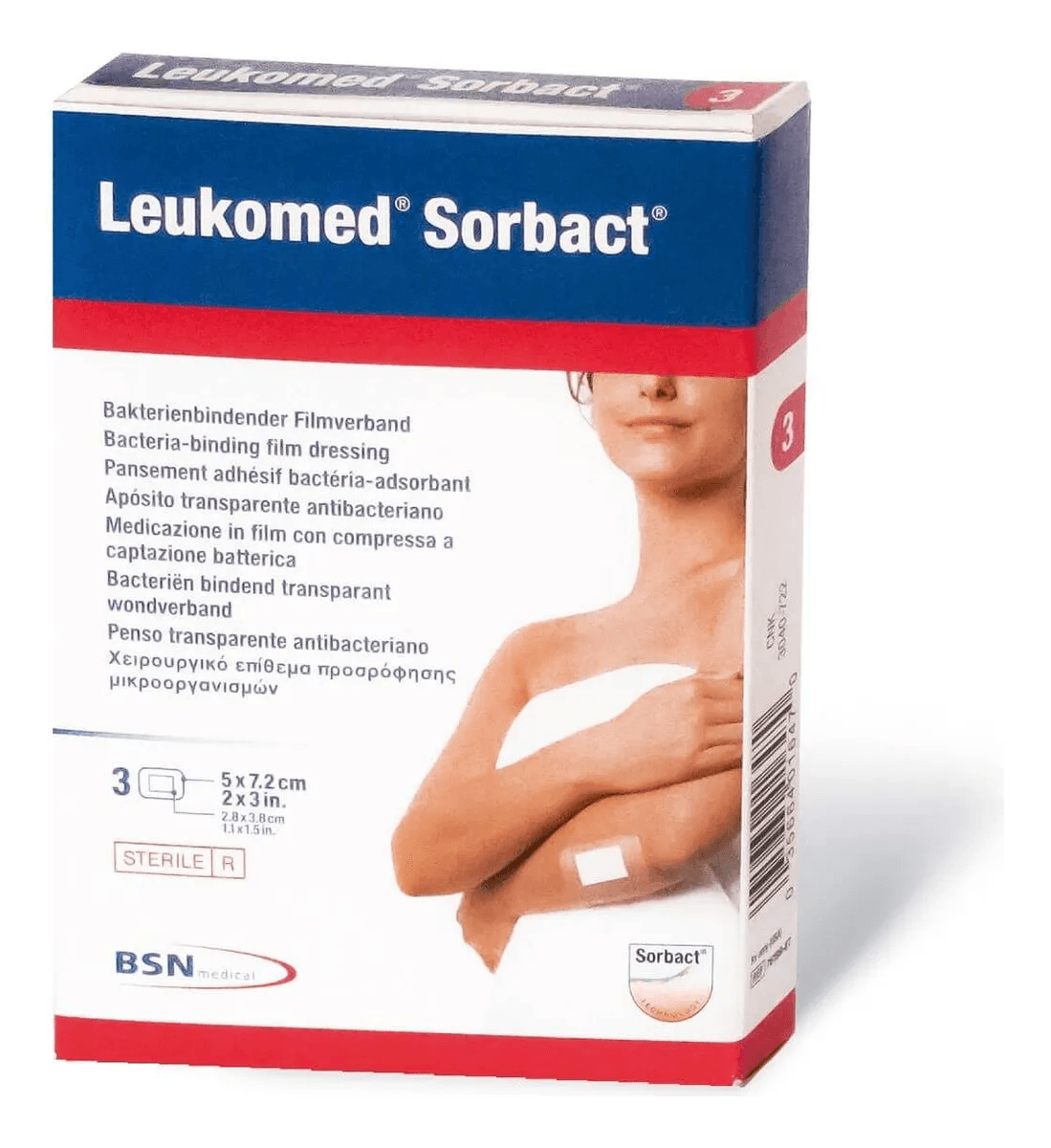 LEUKOMED SORBACT STE 10 X 35CM