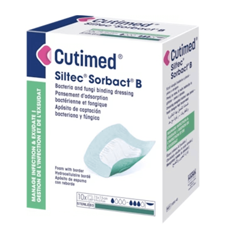 CUTIMED SILTEC SORBACT STE 7.5X7.5CM