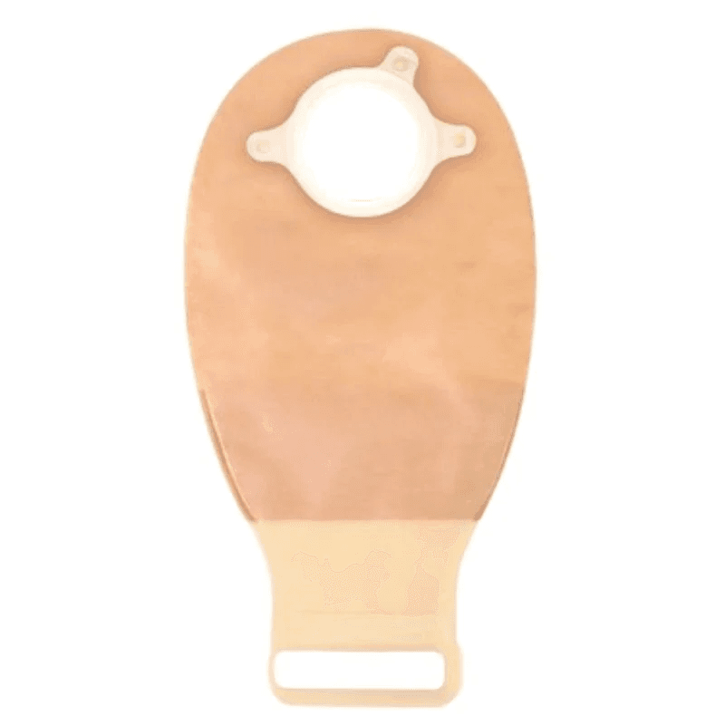 BOLSA DRENABLE OPACA CON ARO 70 PARA OSTOMÍA