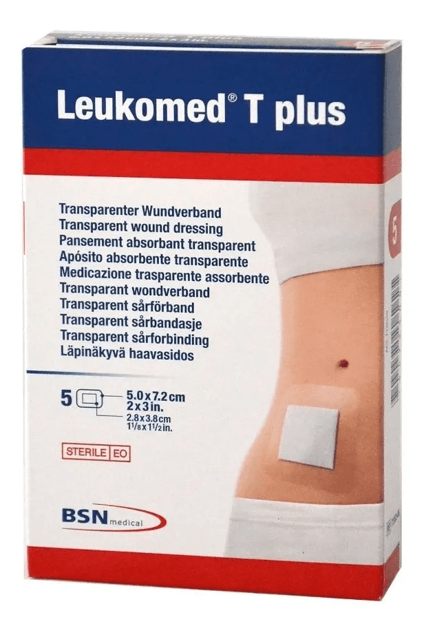 LEUKOMED T PLUS 5 X 7.2CM