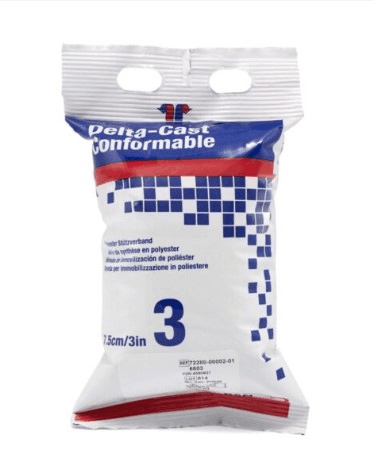 DELTA CAST CONFORMABLE 7.5CM X 3.6M - AZUL