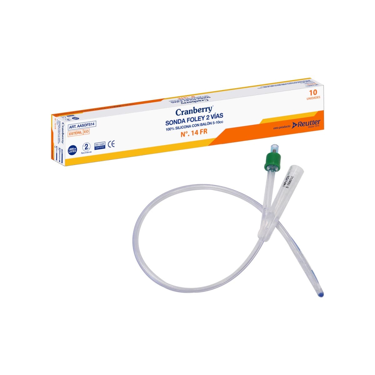 SONDA FOLEY 2 VÍAS 100% DE SILICONA 20 FR