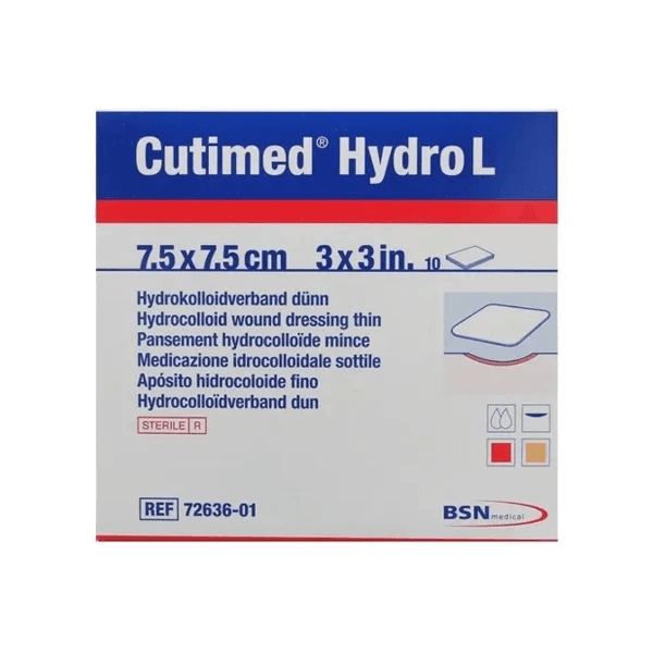 CUTIMED HYDRO L 7.5 X 7.5CM