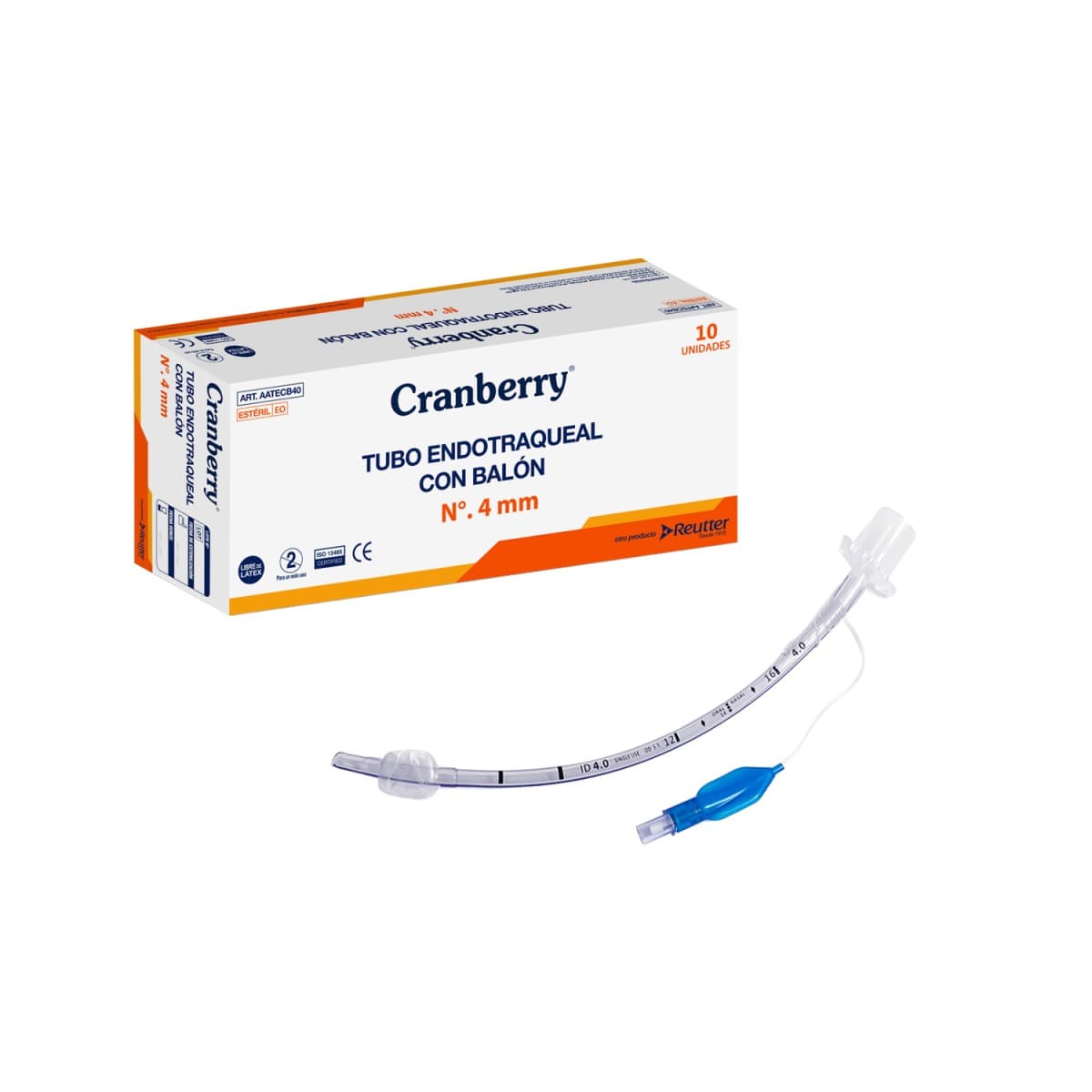 TUBO ENDOTRAQUEAL CON BALÓN 8 MM