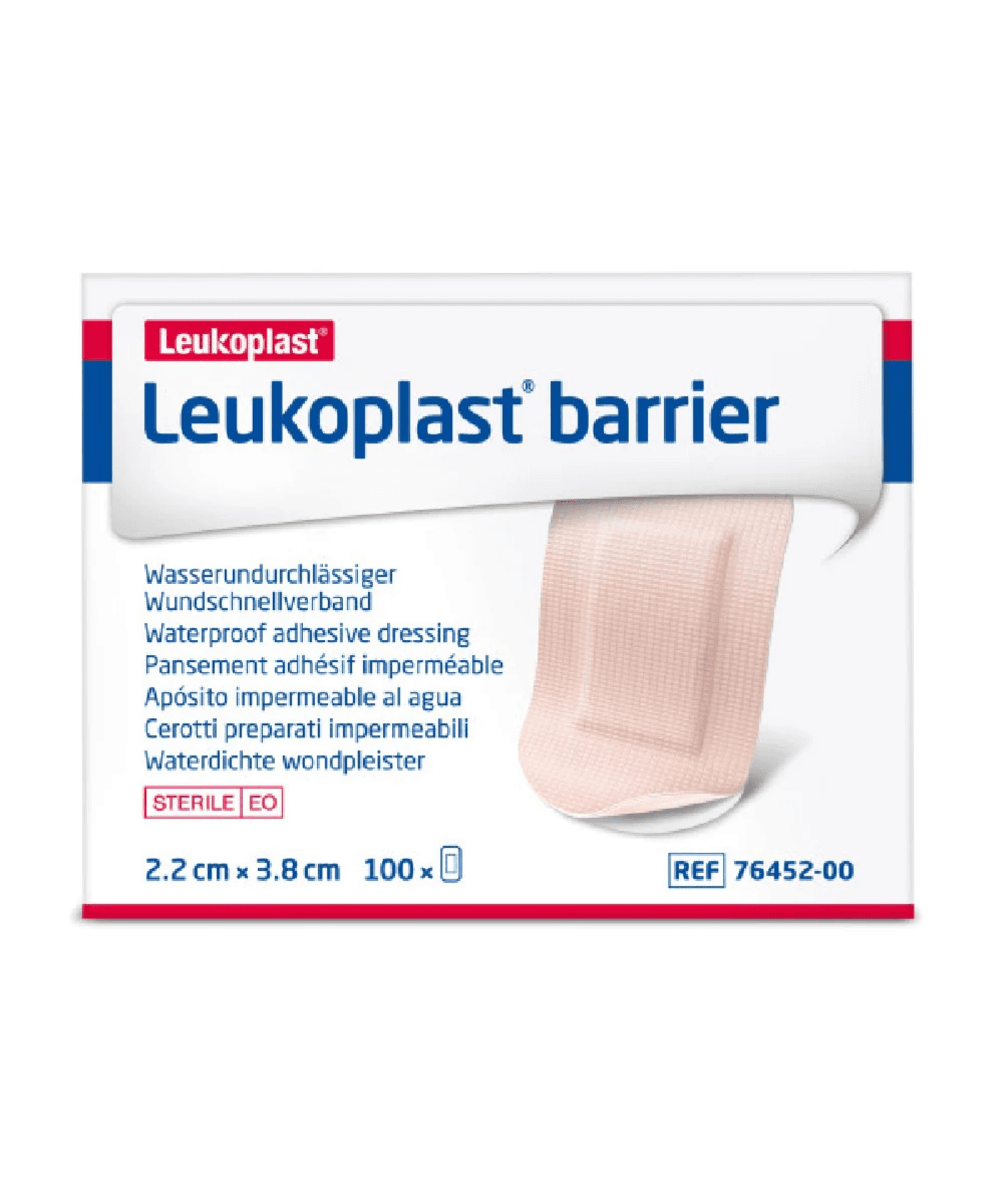 LEUKOPLAST BARRIER STERILE 3.8 X 3.8CM