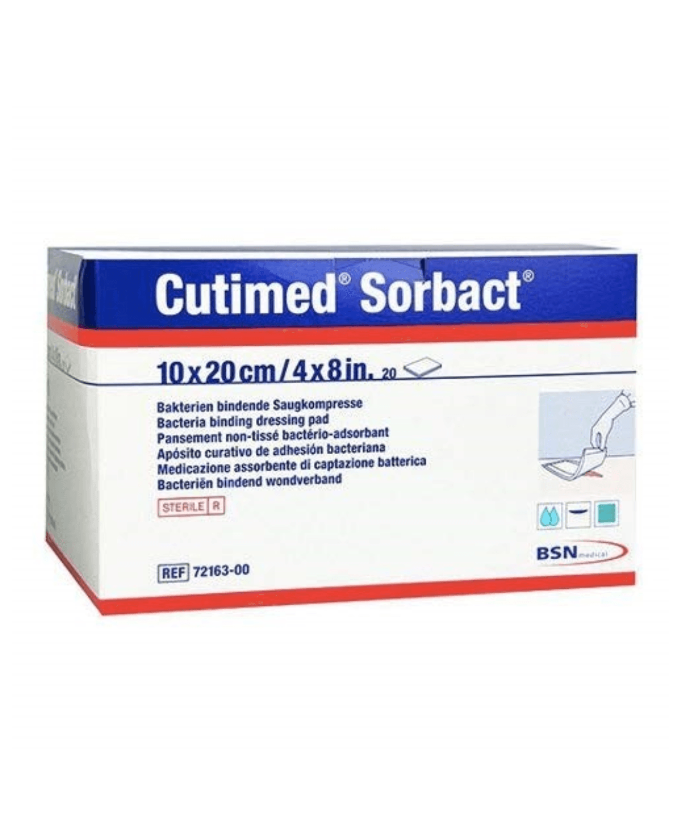 CUTIMED SORBACT 10 X 20CM